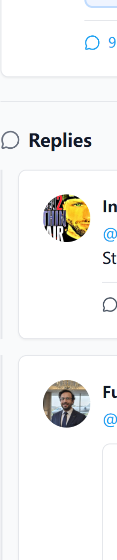 Twitter replies section - View replies without login